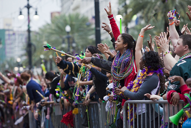 Traditional Plastic Mardi Gras Beads are Getting an Eco-Friendly Makeover | Getty Images 