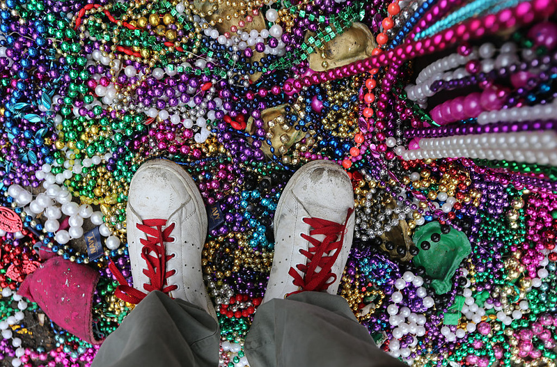 Traditional Plastic Mardi Gras Beads are Getting an Eco-Friendly Makeover | Getty Images