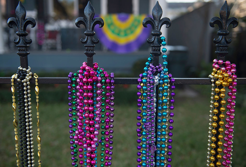 Traditional Plastic Mardi Gras Beads are Getting an Eco-Friendly Makeover | Getty Images