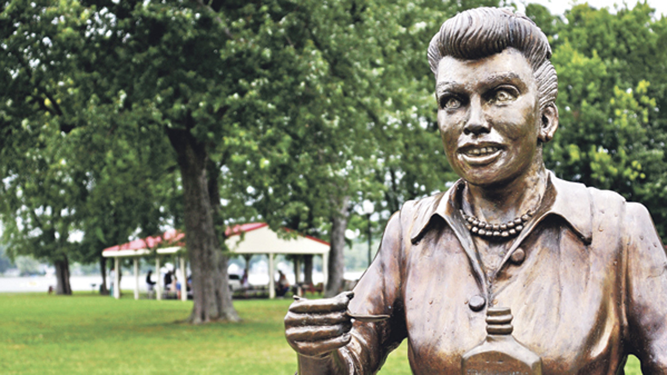 The Lucille Ball Statue in New York | 