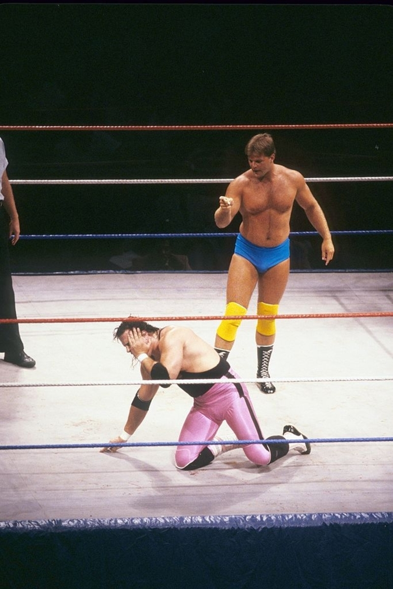 The Dynamite Kid vs. Jacques Rougeau | Getty images Photo by B Bennett