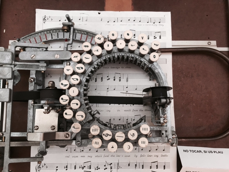 This Classical Keaton Typewriter | Twitter/@mwichary