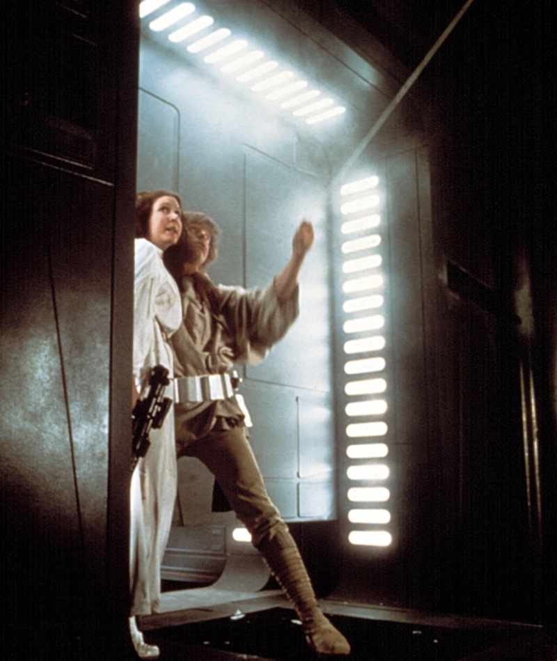 Luke and Leia's Swing Across the Death Star | Alamy Stock Photo by Lucasfilm Ltd./Courtesy Everett Collection