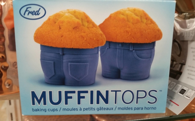 Muffin Top Baking Cups by Fred and Friends ($10) | Imgur.com/ConnoisseurOfSorts