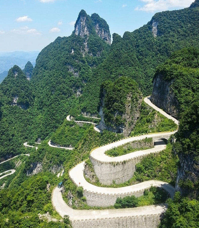 Tianmen Shan Big Gate Road | Getty Images Photo by Christopher Garris