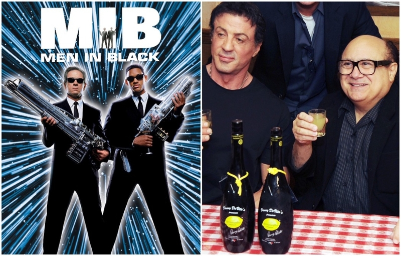 Danny DeVito and Sylvester Stallone: Men In Black | Alamy Stock Photo & Getty Images Photo by Denise Truscello/WireImage