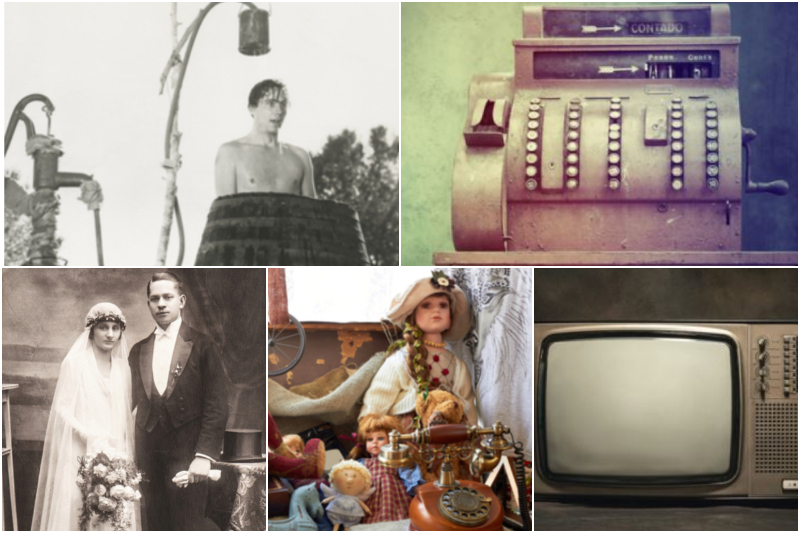 You Think You’ve Aged? Items From the Early 1900s and How They Have Changed | Everett Collection/Shutterstock & MorganStudio/Shutterstock & LiliGraphie/Shutterstock & watcher fox/Shutterstock & PitukTV/Shutterstock