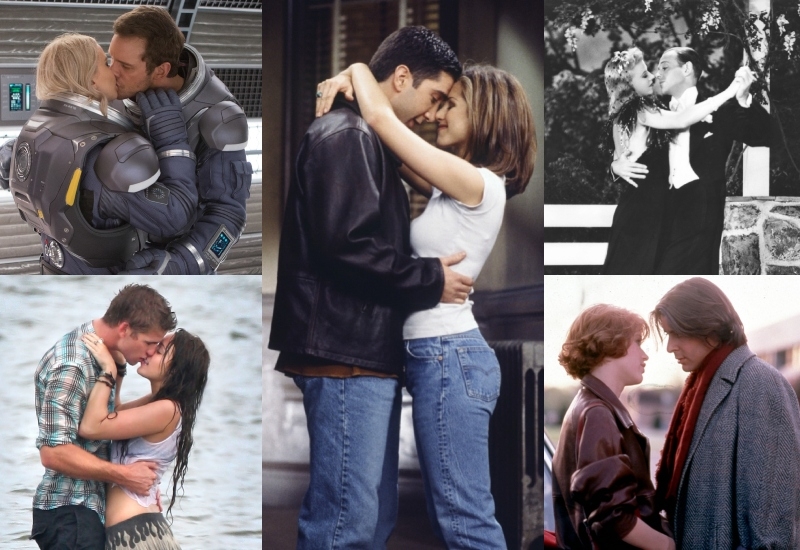 More of the Most Surprising Unscripted On-screen Kissing Scenes | MovieStillsDB & Alamy Stock Photo by Courtesy Everett Collection & Photo by RGR Collection