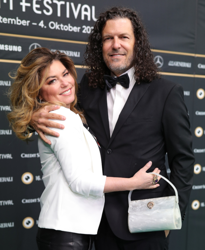 Shania Twain and Frédéric Thiébaud | Getty Images Photo by Andreas Rentz/ZFF