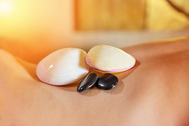 Puedes obtener un masaje de conchas de lava | Shutterstock