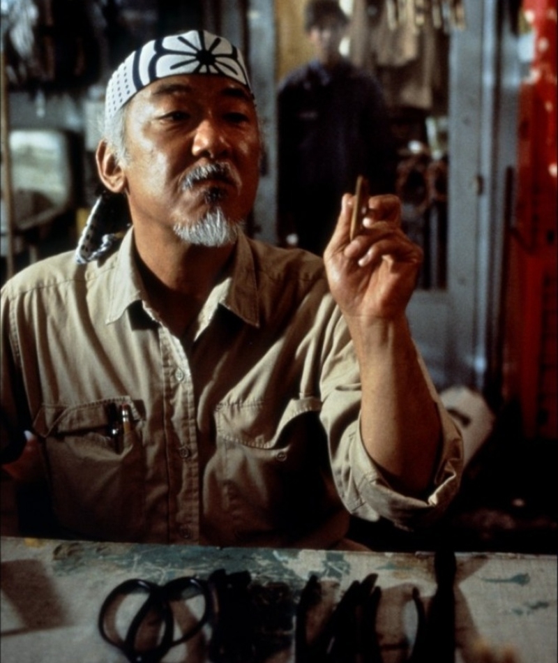 Mr. Miyagi’s Sewing | MovieStillsDB Photo by Jox/Columbia Pictures