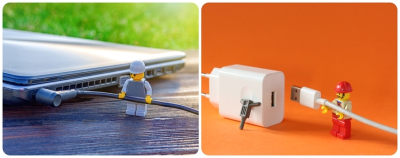 Organice los cables de tu cargador con un hombrecito de Lego | Shutterstock