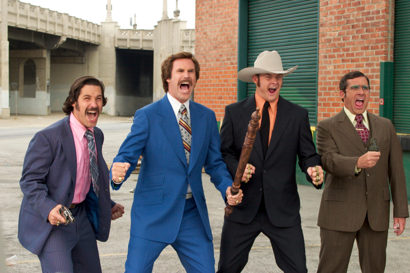 Tombstone’s Fight Scene Parodied by Anchorman | Alamy Stock Photo by 2004 DreamWorks/PictureLux/The Hollywood Archive 