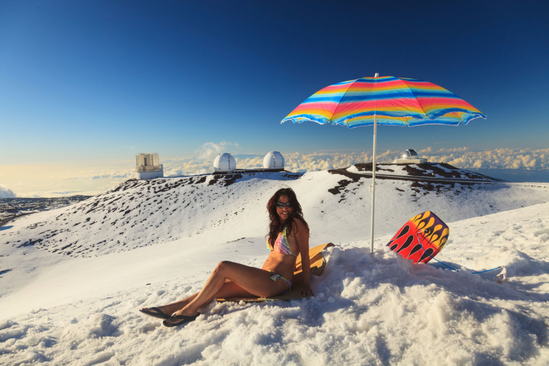 Hay nieve en Hawái | Alamy Stock Photo