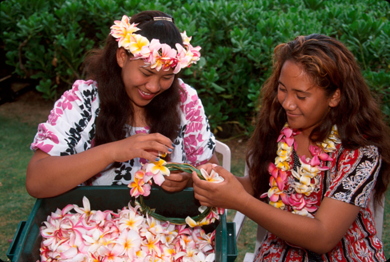 ¿Los leis hawaianos son de Tahití? | Getty Image/Jeff Greenberg
