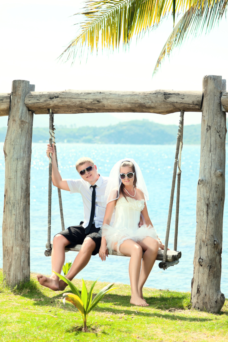 Hawái es un destino atractivo para las bodas | Alamy Stock Photo