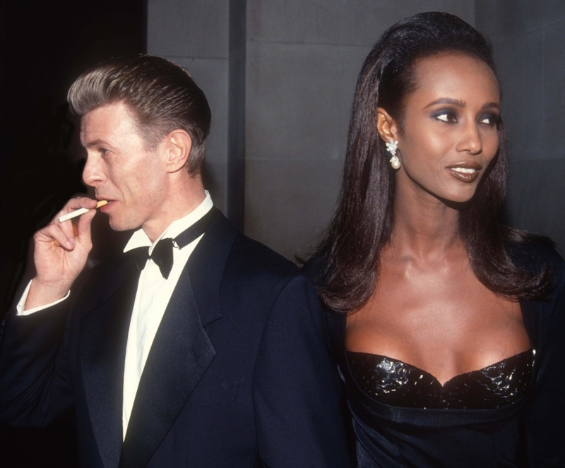 Iman and David Bowie – Together Since 1992 | Alamy Stock Photo by John Barrett/PHOTOlink/MediaPunch