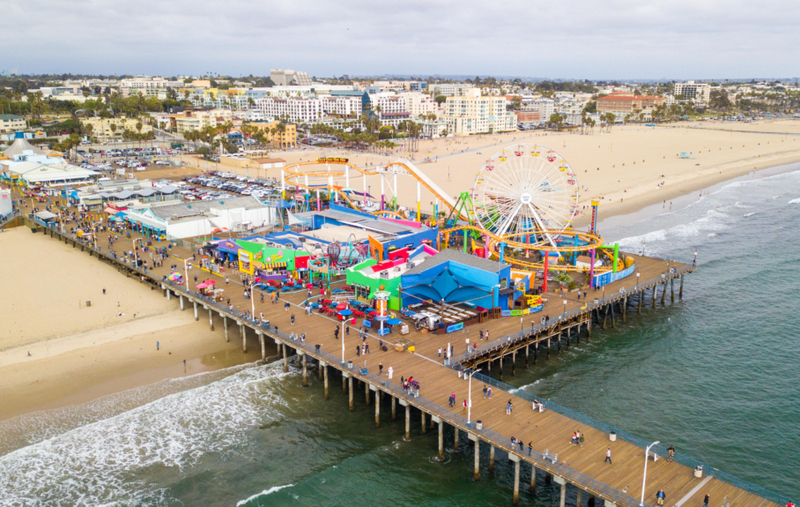 The Santa Monica Pier | Alamy Stock Photo