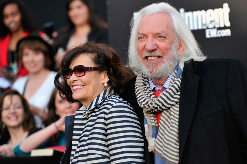 Donald Sutherland and Francine Racette | Getty Images Photo by Alberto E. Rodriguez