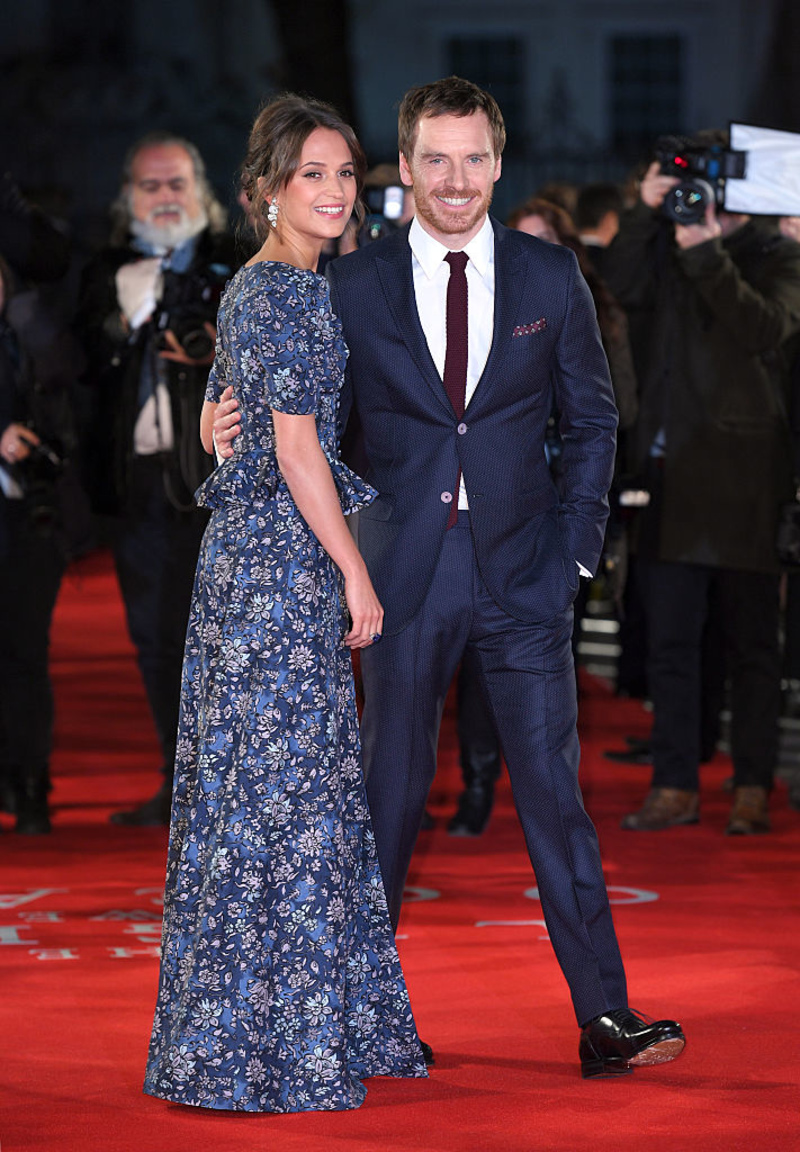 Michael Fassbender and Alicia Vikander | Getty Images Photo by Karwai Tang/WireImage