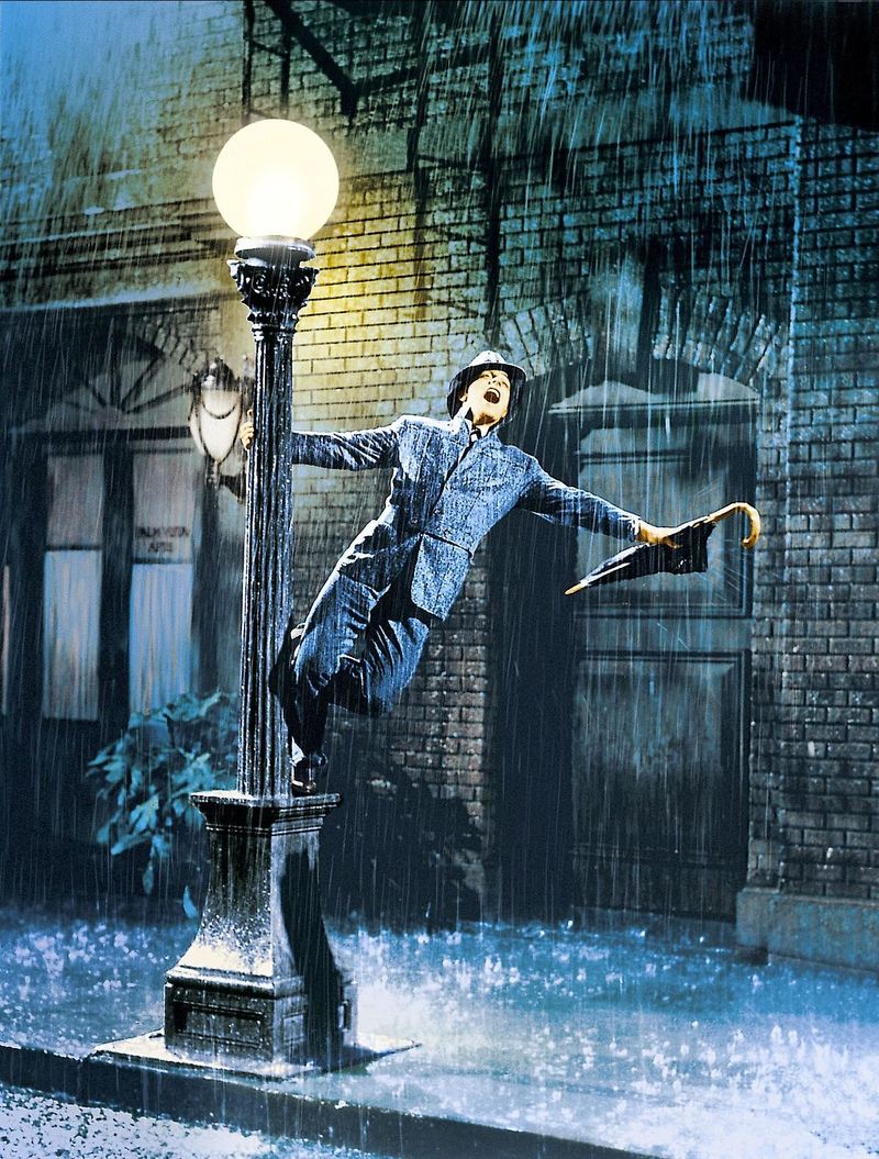 Gene Kelly Performing “Singin’ in the Rain” From “Singin’ in the Rain” | Alamy Stock Photo