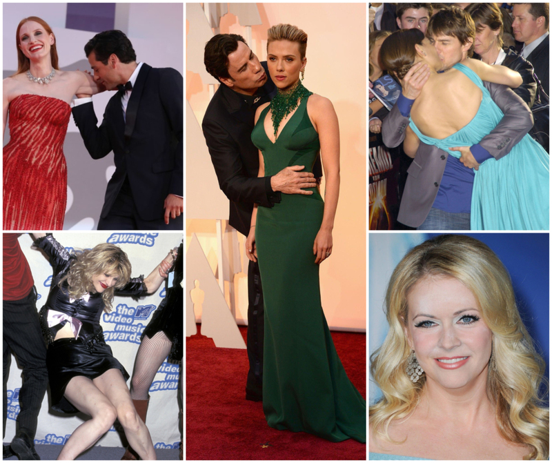 The Most Embarrassing Red Carpet Moments That Will Make You Cringe — Part 3 | Getty Images Photo by Elisabetta A. Villa & Ron Galella/Collection & Kevin Mazur/WireImage & Robin Platzer/FilmMagic & Allen Berezovsky/WireImage