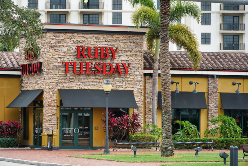 Ruby Tuesday | Shutterstock