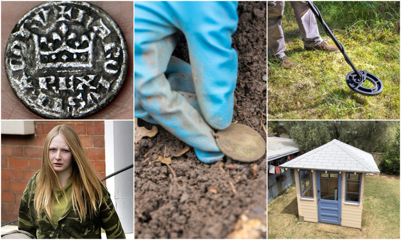 Girl Arrested for Finding a Rare 14th Century Coin | Getty Images Photo by James Watkins & Alamy Stock Photo & Shutterstock & Imgur.com/SK16Z9k