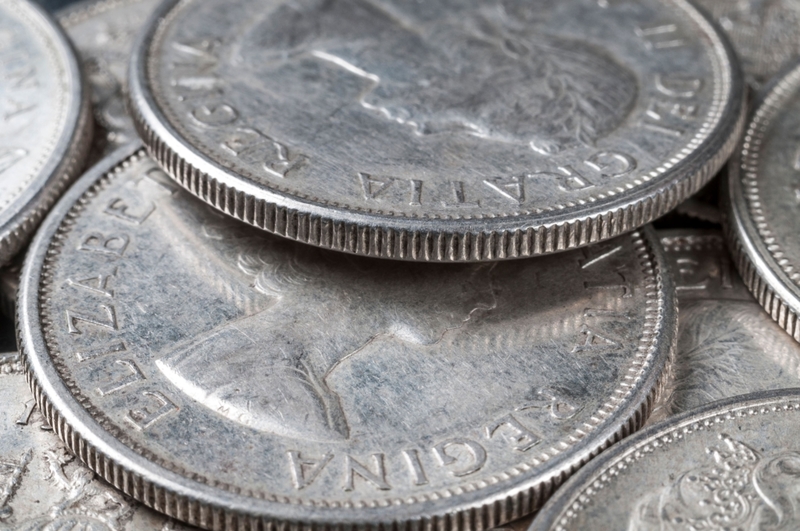 Rillen auf Münzen | Alamy Stock Photo