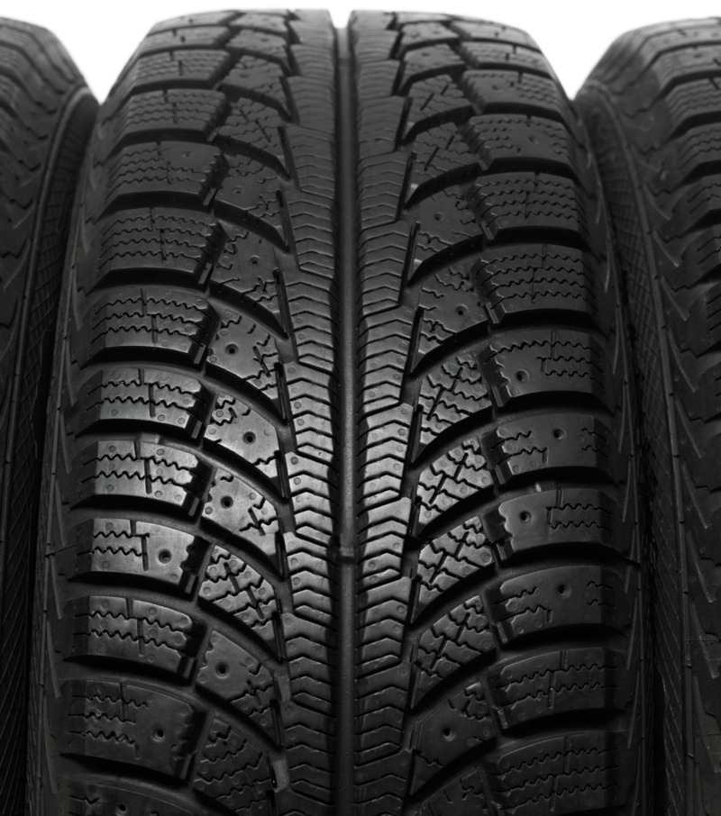 Gummihügel auf den Reifen | Alamy Stock Photo