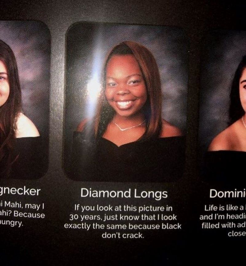 Does She Think Black People Don't Get Wrinkles? | Twitter/@DiamondLongs