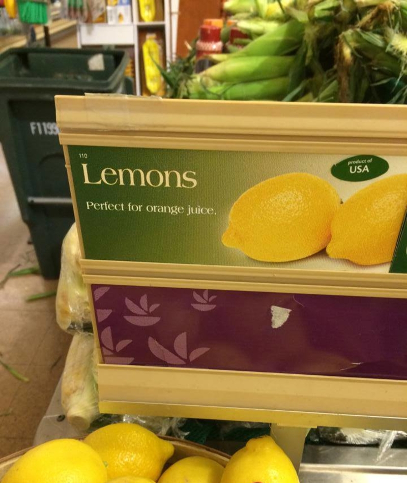 Lemons Are Orange? | Imgur.com/veH5yp0