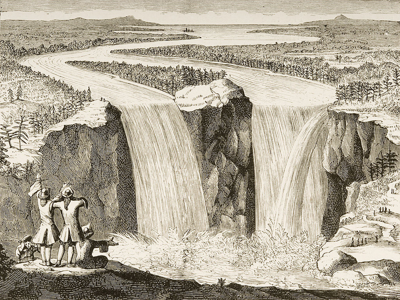 Du wirst nicht glauben, was Forscher entdeckt haben, als sie das Wasser aus den Niagarafällen abgelassen haben | Getty Images Photo by Universal History Archive