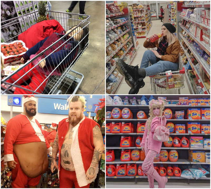 You Won’t Believe What These People Are Wearing to the Grocery Shop | Instagram/@heytherelizpace & @gerd0s & @mikebuseyshow & @rincastles
