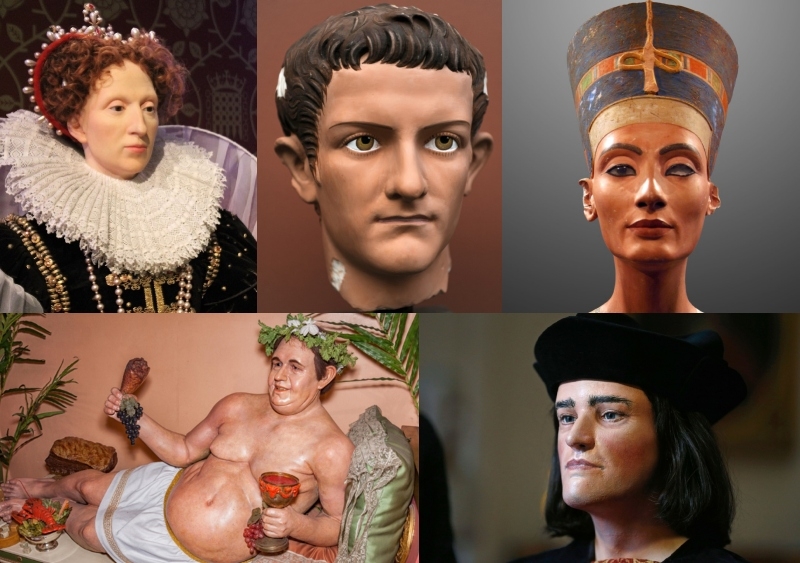 Representaciones realistas de las mayores figuras de la historia | Shutterstock Editorial photo by Lorna Roberts & Alamy Stock Photo