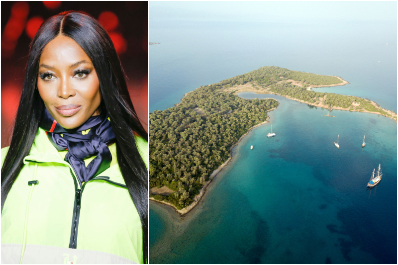 Naomi Campbell - Isla Playa de Cleopatra, Türkei | Getty Images Photo by Victor VIRGILE/Gamma-Rapho & Shutterstock