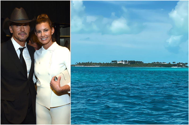 Tim McGraw und Faith Hill - Coat Cay, Bahamas | Getty Images Photo by Rick Diamond/ACM2016/dcp & Instagram/@nantucket_yacht_services