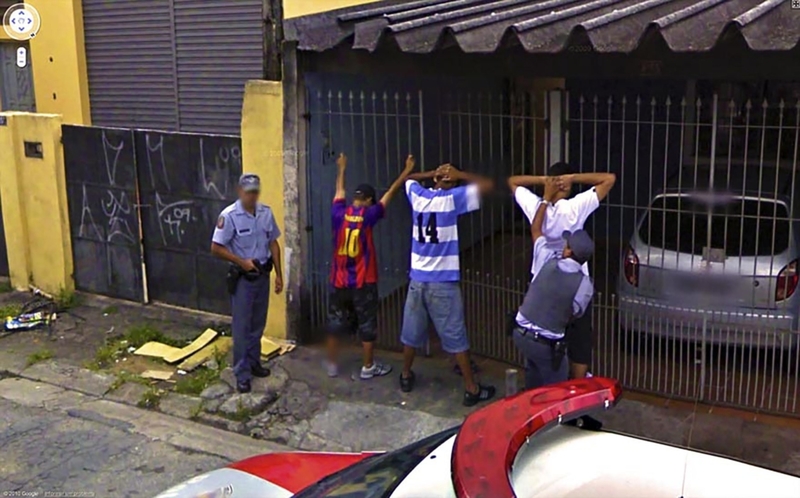 Man kann sich nicht vor dem Gesetz verstecken | Imgur.com/0MUgSV1 via Google Street View