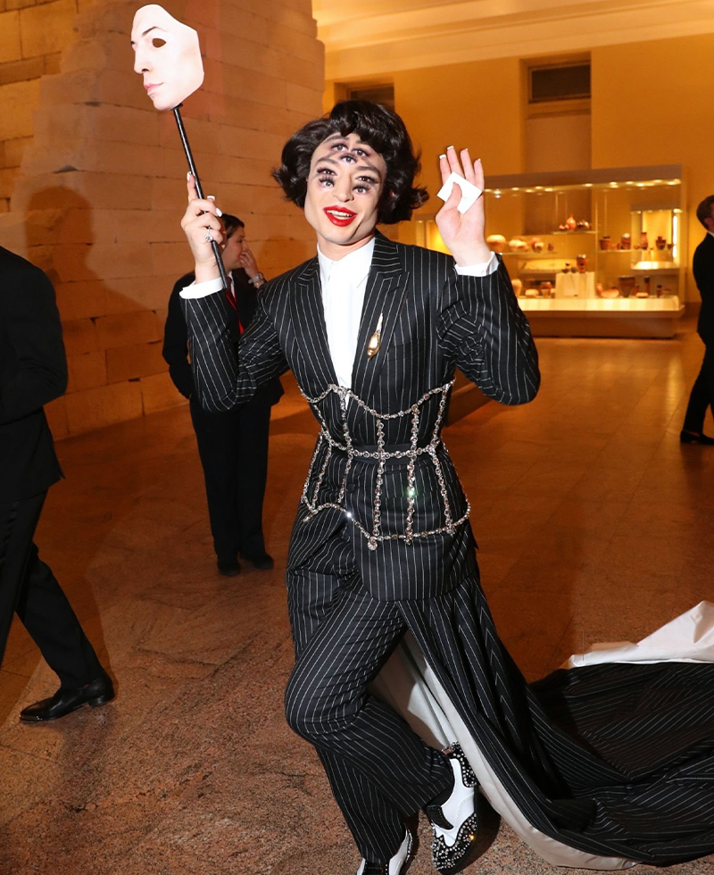 Ezra Miller | Getty Images Photo by Kevin Tachman/MG19/The Met