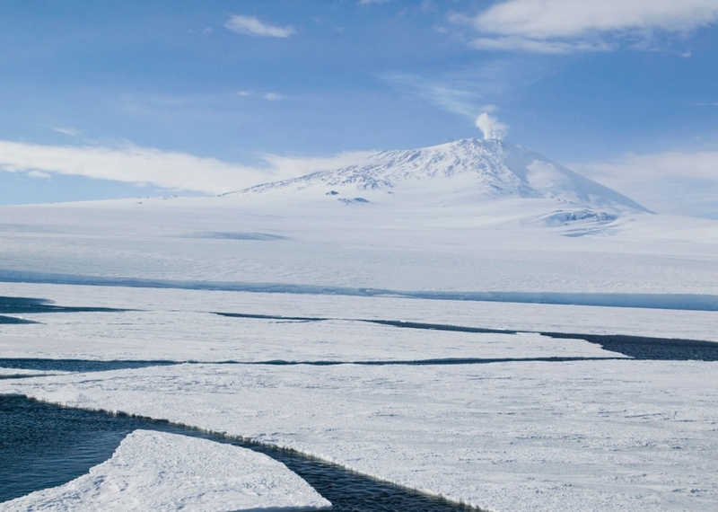 Un volcán congelado | Getty Images Photo by Fuse