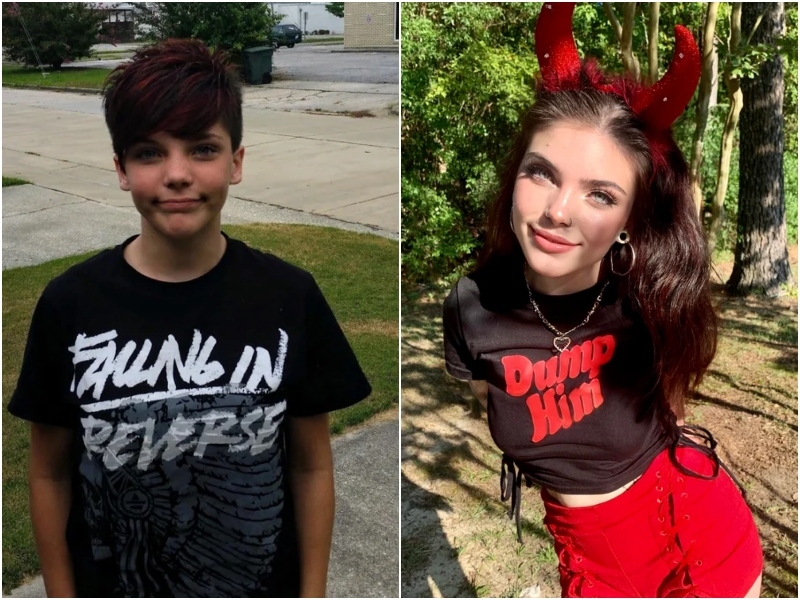 From Awkward Kid to Sexy Devil | Reddit.com/lily_nyx