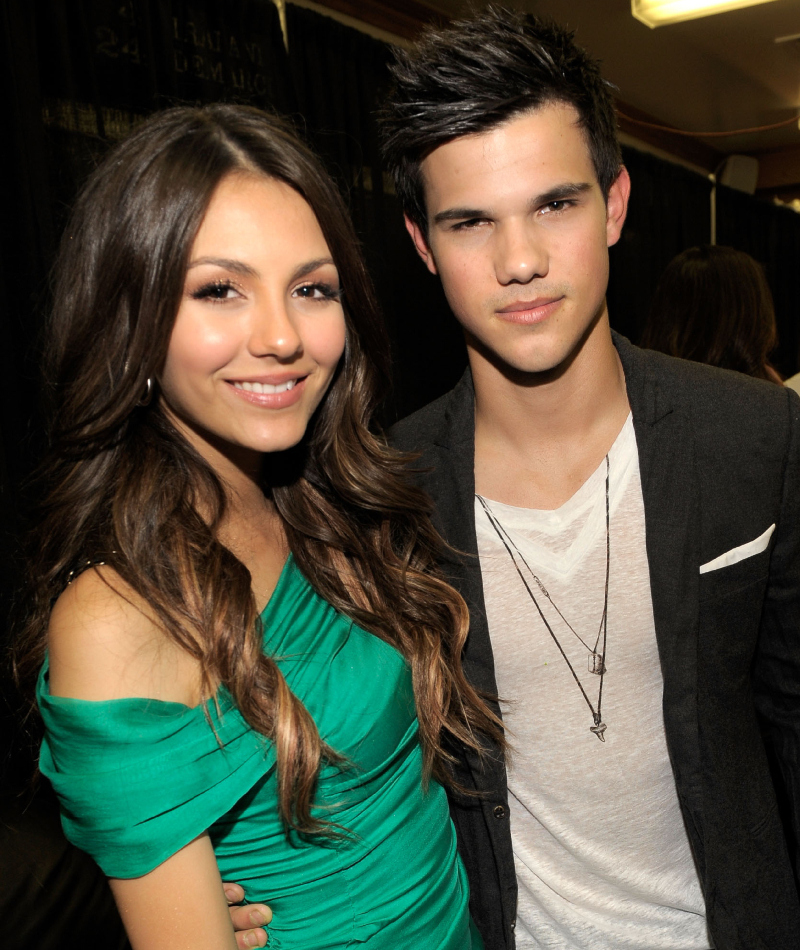Taylor Lautner & Victoria Justice | Getty Images Photo by Charley Gallay/KCA2010