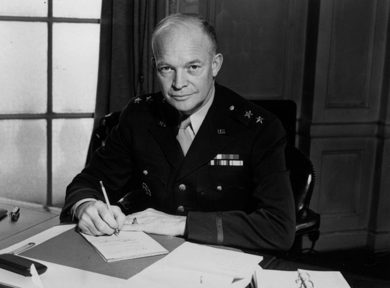 21. Dwight Eisenhower (Nº 34) - CI 145.1 | Getty Images Photo by M. McNeill