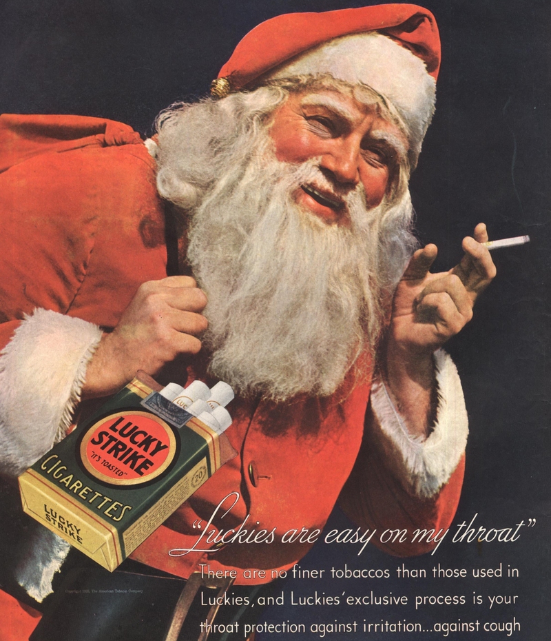 Un Papá Noel viejo y canoso | Alamy Stock Photo by Retro AdArchives