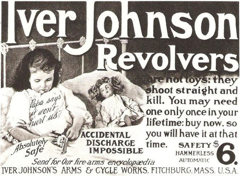 La ironía de Iver Johnson | Alamy Stock Photo by Retro AdArchives