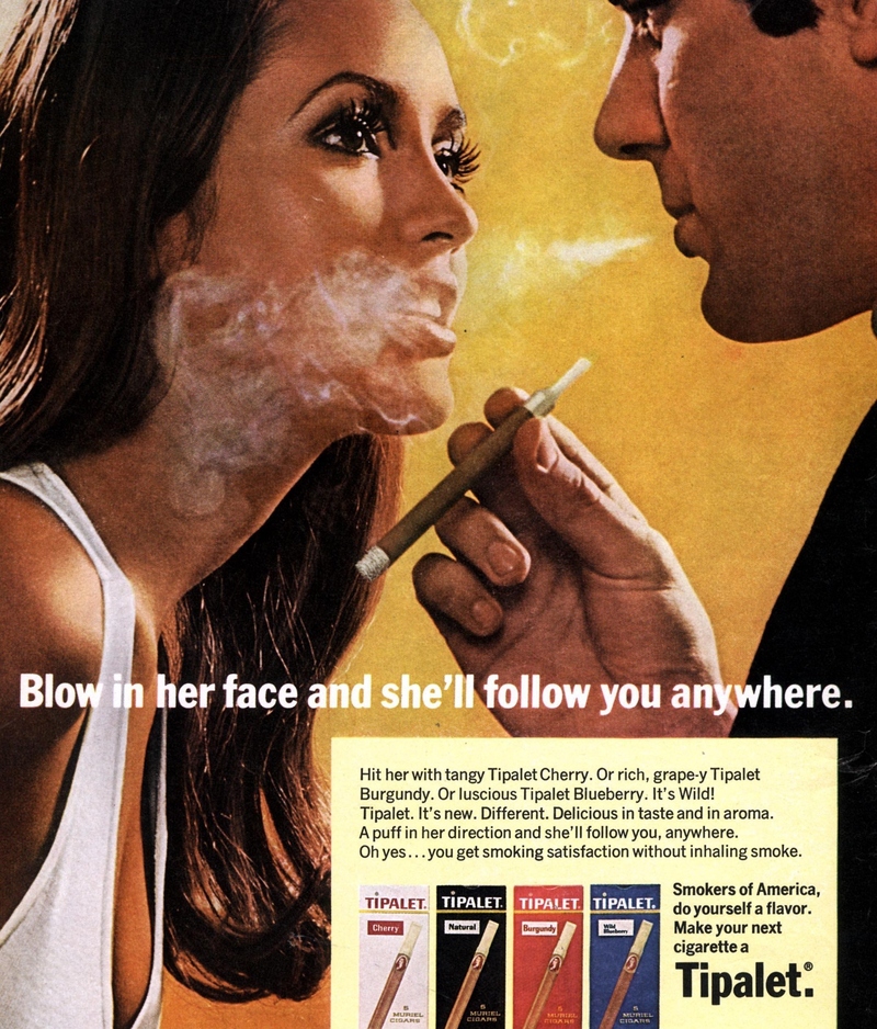 Los anuncios de cigarrillos tenían mal gusto | Alamy Stock Photo by Retro AdArchives