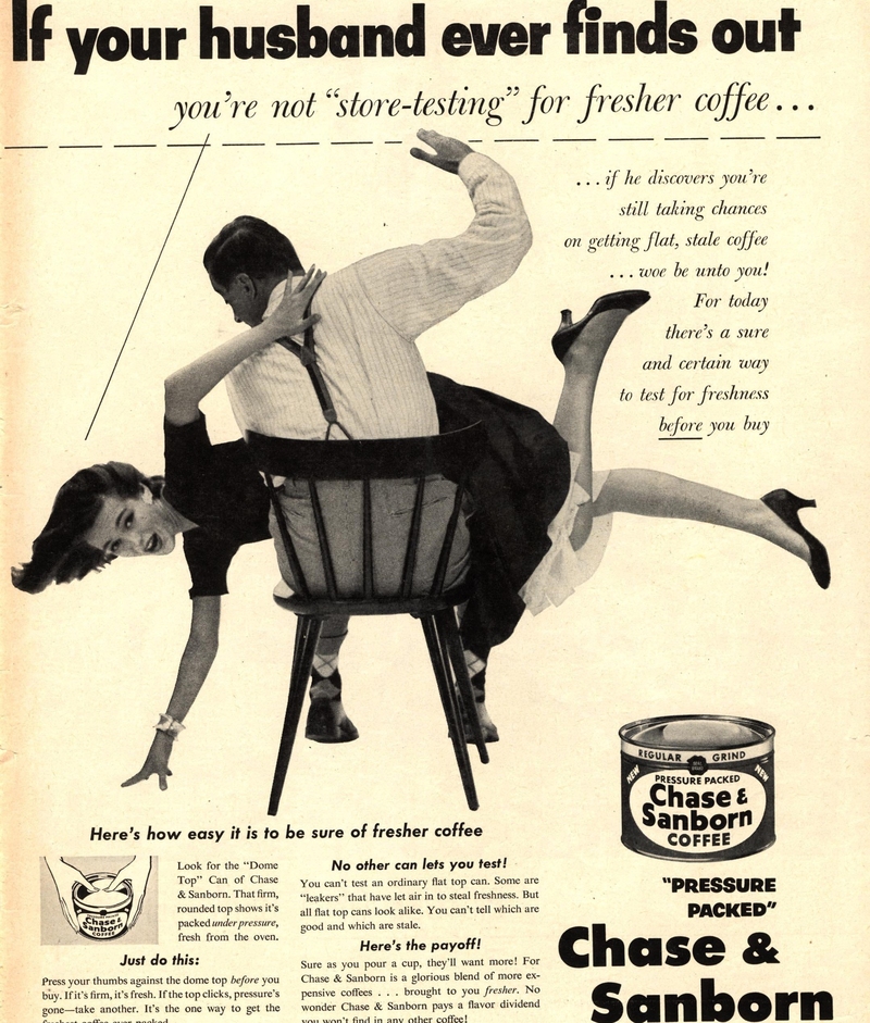 Castigo corporal: Al estilo de los años 50 | Alamy Stock Photo by Retro AdArchives