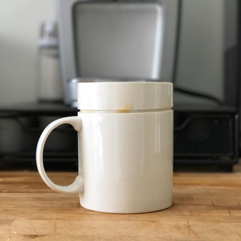 La taza de café sin goteo | Instagram/@thestirlingco