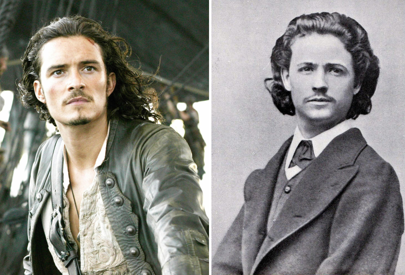 Orlando Bloom and Painter Nicolae Grigorescu | Alamy Stock Photo by Entertainment Pictures & The History Collection