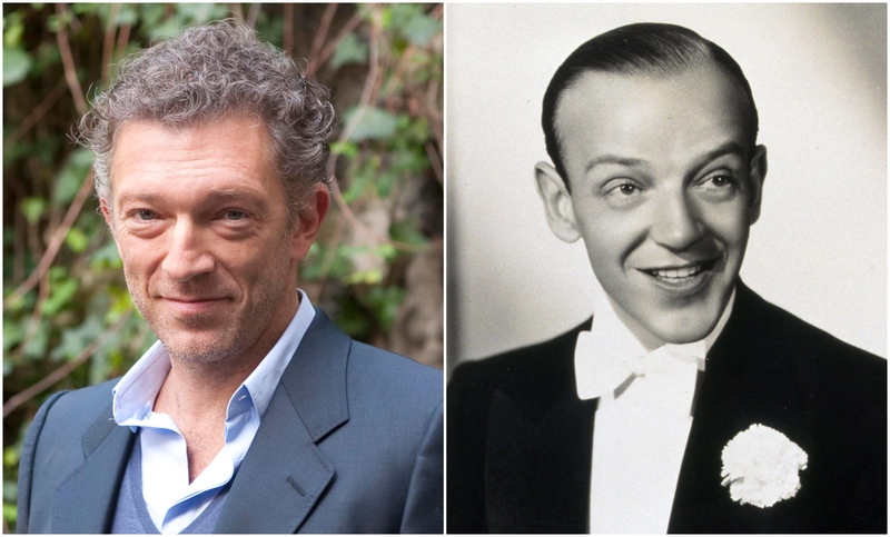 Vincent Cassel and Fred Astaire | Alamy Stock Photo by FIORANI FABIO/AGENZIA SINTESI & SNAP/Entertainment Pictures
